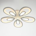 Люстра с ПДУ 59125/5WT LED 90+90Вт 3 режима диммер белый 65х65х14 см