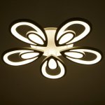 Люстра с ПДУ 59125/5WT LED 90+90Вт 3 режима диммер белый 65х65х14 см