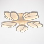 Люстра с ПДУ 59133/5WT LED 70+70Вт 3 режима диммер белый 67х67х14 см