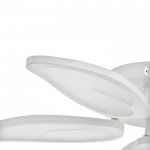 Люстра с ПДУ 59128/5WT LED 70+70Вт 3 режима диммер белый 67х67х14 см