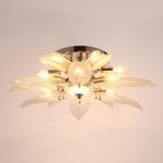 Люстра 86301/12 E14 40Вт+LED 9Вт хром 65х68х17 см