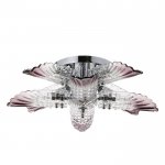 Люстра 86302/8 E14 40Вт+LED 9Вт хром 60х60х19 см