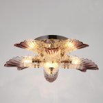 Люстра 86302/8 E14 40Вт+LED 9Вт хром 60х60х19 см