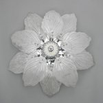 Люстра 86303/10 E14 40Вт+LED 9Вт хром 65х65х20 см