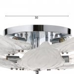 Люстра 86303/10 E14 40Вт+LED 9Вт хром 65х65х20 см