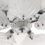 Люстра 86303/10 E14 40Вт+LED 9Вт хром 65х65х20 см