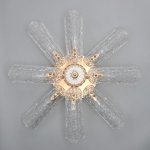 Люстра 86304/8 E14 40Вт+LED 9Вт золото 50х50х20 см