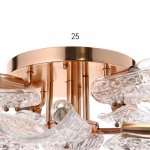 Люстра 86304/8 E14 40Вт+LED 9Вт золото 50х50х20 см