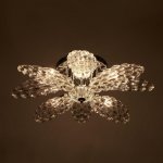 Люстра 86306/8 E14 40Вт хром-прозрачный 65х65х20 см