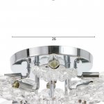 Люстра 86306/8 E14 40Вт хром-прозрачный 65х65х20 см