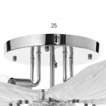 Люстра 86303/5CR E14 40Вт+LED 9Вт хром