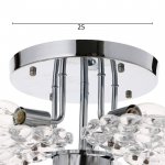 Люстра 86306/5 E14 40Вт хром-прозрачный