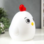 Ночник " Птичка" LED от батареек 3хАА белый 11,5х13х18,5 см