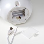 Ночник " Совушка" LED от батареек 3хАА белый 11х13х16 см