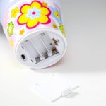 Ночник "Цветочное ассорти" LED от батареек 3хАА МИКС 10х10х16 см