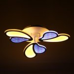 Люстра с ПДУ 69663/3WT LED 75Вт диммер 3000-6000K белый 50х50 см