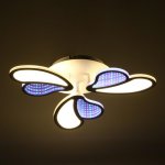 Люстра с ПДУ 69663/3WT LED 75Вт диммер 3000-6000K белый 50х50 см