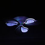 Люстра с ПДУ 69663/3WT LED 75Вт диммер 3000-6000K белый 50х50 см