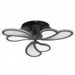 Люстра с ПДУ 69663/3BK LED 75Вт диммер 3000-6000K черный 50х50 см