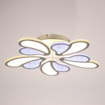 Люстра с ПДУ 69663/5WT LED 125Вт диммер 3000-6000K белый 50х50 см