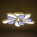 Люстра с ПДУ 69663/5WT LED 125Вт диммер 3000-6000K белый 50х50 см