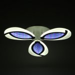 Люстра с ПДУ 69664/3WT LED 69Вт диммер 3000-6000K белый 55х55 см