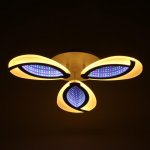 Люстра с ПДУ 69664/3WT LED 69Вт диммер 3000-6000K белый 55х55 см