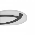 Люстра с ПДУ 69664/3BK LED 69Вт диммер 3000-6000K черный 55х55 см