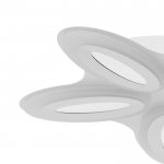 Люстра с ПДУ 69668/5WT LED 85Вт диммер 3000-6000K белый 49х49 см