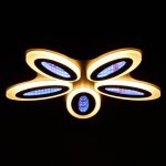 Люстра с ПДУ 69668/5BK LED 85Вт диммер 3000-6000K черный 49х49 см