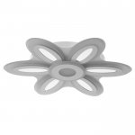 Люстра с ПДУ 69670/6+1WT LED 124Вт диммер 3000-6000K белый 52х52 см