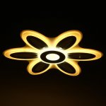 Люстра с ПДУ 69670/6+1WT LED 124Вт диммер 3000-6000K белый 52х52 см