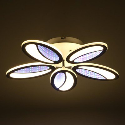 Люстра с ПДУ 69671/5WT LED 100Вт диммер 3000-6000K белый 49х49 см