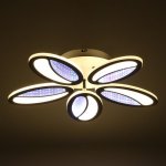 Люстра с ПДУ 69671/5WT LED 100Вт диммер 3000-6000K белый 49х49 см