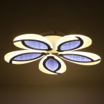 Люстра с ПДУ 69664/5WT LED 115Вт диммер 3000-6000K белый 55х55 см