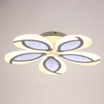 Люстра с ПДУ 69664/5WT LED 115Вт диммер 3000-6000K белый 55х55 см