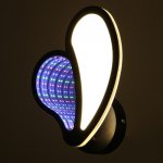 Бра с эффектом бесконечности 69663/1BK 25Вт 4000Кчерный