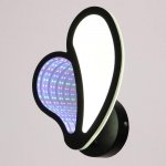 Бра с эффектом бесконечности 69663/1BK 25Вт 4000Кчерный