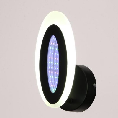 Бра с эффектом бесконечности 69668/1BK 17Вт 4000К черный Бра с эффектом бесконечности 69668/1BK 17Вт 4000К черный