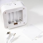 Ночник "Зайчонок" LED от батареек 4хАА USB RGB белый 9х9х19,5 см