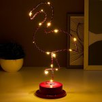 Ночник "Фламинго" LED от батареек 3хАА розовый 10х14,7х31 см