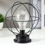 Ночник 16127/1 LED от батареек 3хАА черный 20х20х23 см