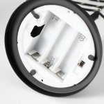 Ночник "Звезда" LED от батареек 3хАА черный 10х22х28,5 см