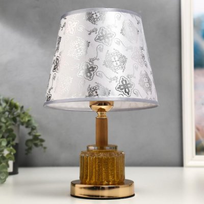 Лампа настольная 16131/1GD E27 40Вт+LED подсветка золото 21х21х32 см Лампа настольная 16131/1GD E27 40Вт+LED подсветка золото 21х21х32 см