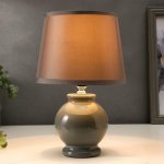 Лампа настольная 16144/1BL E14 40Вт серый 17,5х17,5х27 см