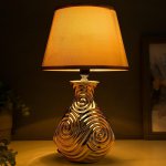 Лампа настольная 16148/1GD E14 40Вт золото 22х22х38 см