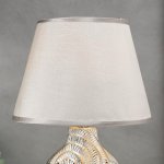 Лампа настольная 16149/1SL E14 40Вт серебро 22х22х38 см