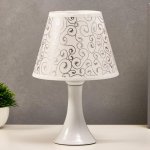 Лампа настольная 16150/1 E27 40Вт белый 19х19х29,5 см