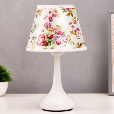 Лампа настольная 16154/1 E27 40Вт белый 19,5х19,5х34 см