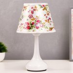 Лампа настольная 16154/1 E27 40Вт белый 19,5х19,5х34 см